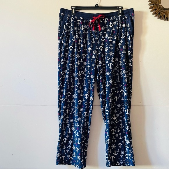 Nautica Women’s Navy velour pajama pants Size XXL - Picture 4 of 12